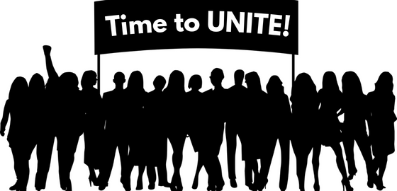 time to unite banner